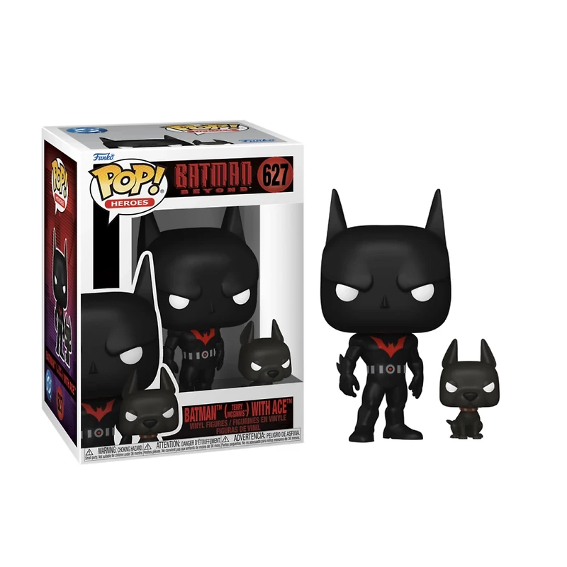 Funko Pop! Heroes: Batman Beyond – Batman with Ace Buddy Figure