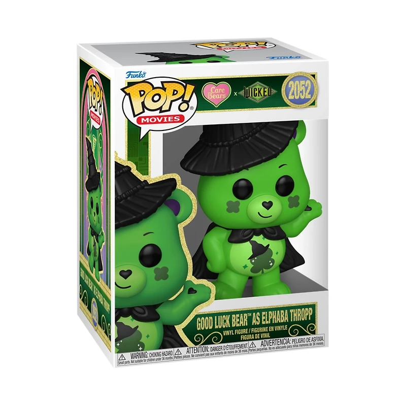 Funko Pop! Movies: Wicked – Good Luck Bear as Elphaba Figure