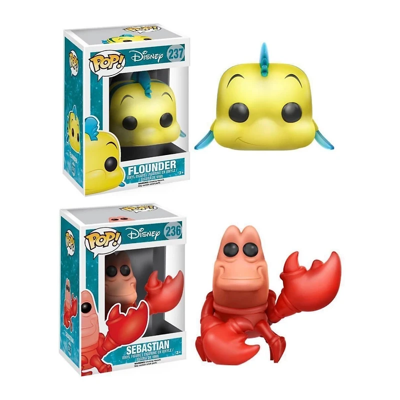 Funko Pop! Disney The Little Mermaid – Sebastian & Flounder