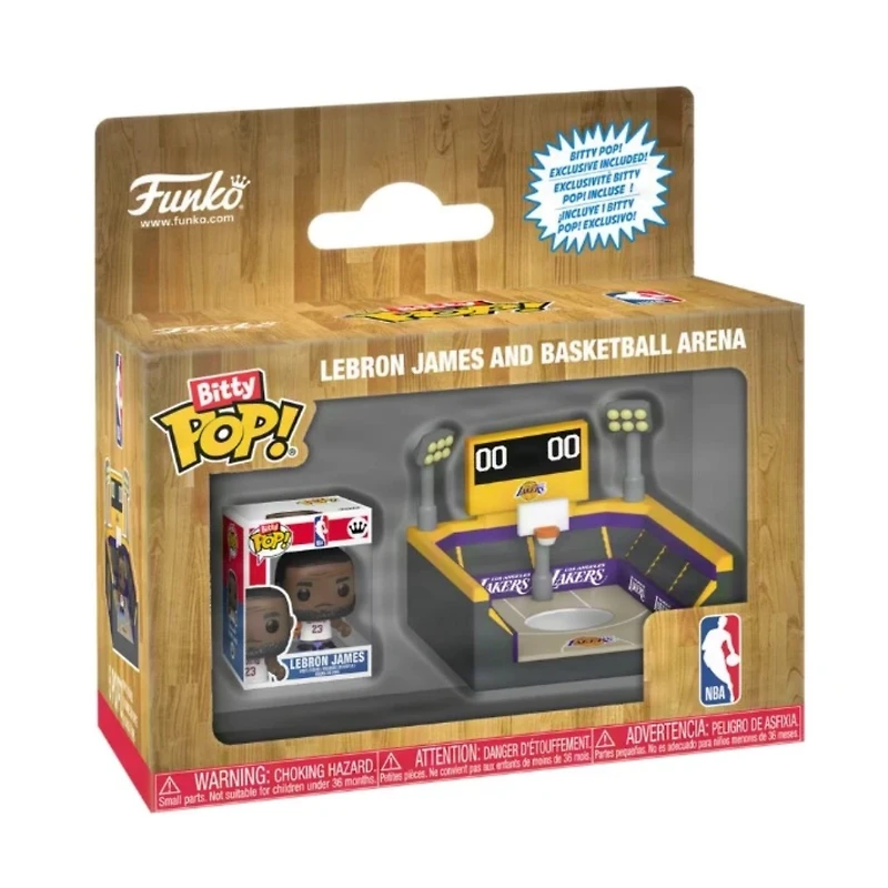 Funko Bitty Pop! NBA: Los Angeles Lakers – LeBron James Arena Set