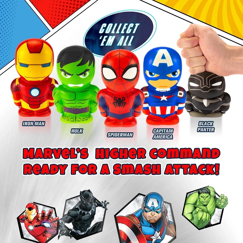 JA-RU Marvel Avengers Large Foam Ball 5.5″ (1 Iron Man) Squishy Toy (Random Selection)