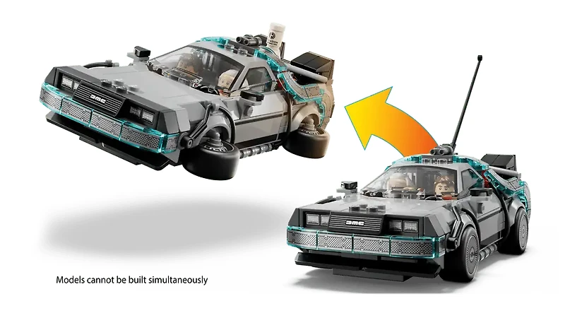 LEGO Speed Champions Time Machine from Back to the Future 357 Pieces