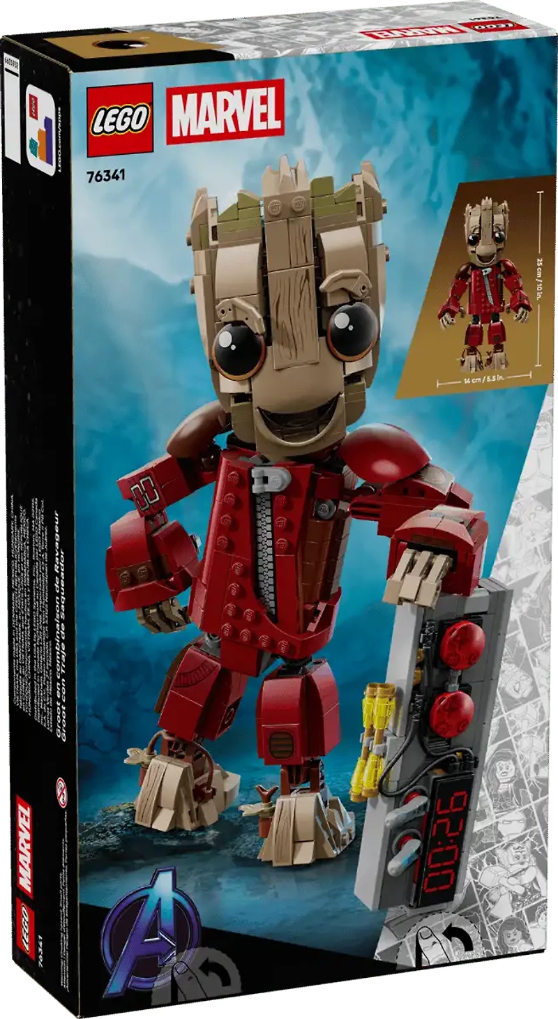 LEGO Marvel Ravager Jumpsuit Groot 604 Pieces