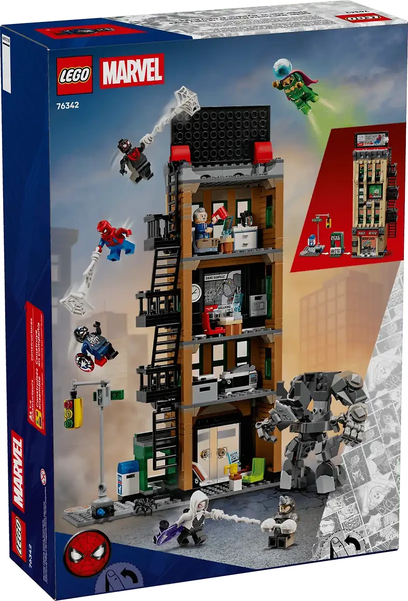 LEGO Marvel Spider-Man vs. Mysterio: The Daily Bugle 781 Pieces