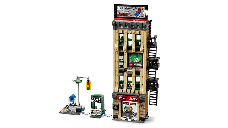 LEGO Marvel Spider-Man vs. Mysterio: The Daily Bugle 781 Pieces