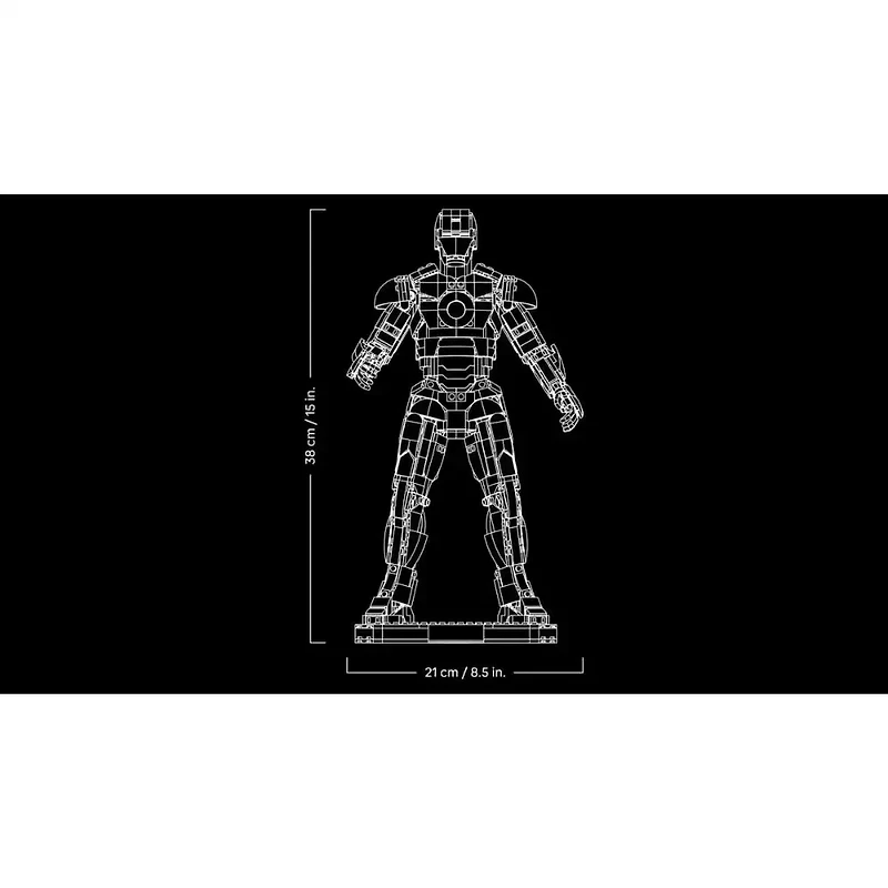 LEGO Marvel Iron Man Mark 3 Collectors’ Edition 1297 Piece