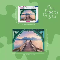 Ravensburger Romantic Footbridge at Lac d’Annecy Jigsaw Puzzle 1000 Pieces