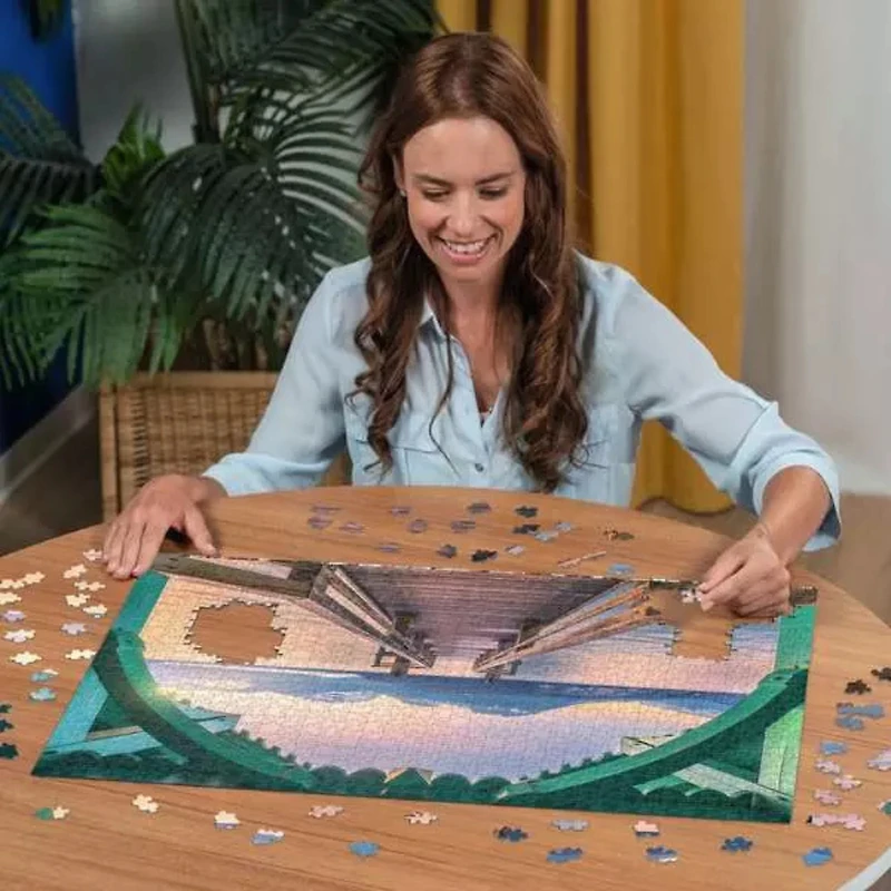 Ravensburger Romantic Footbridge at Lac d’Annecy Jigsaw Puzzle 1000 Pieces