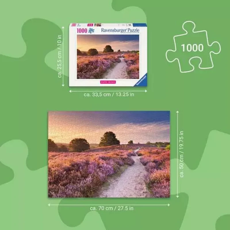 Ravensburger Pink Pathway Jigsaw Puzzle 1000 Pieces