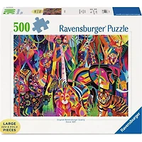 Ravensburger Jeweled Jungle Jigsaw  Puzzle 500 piece
