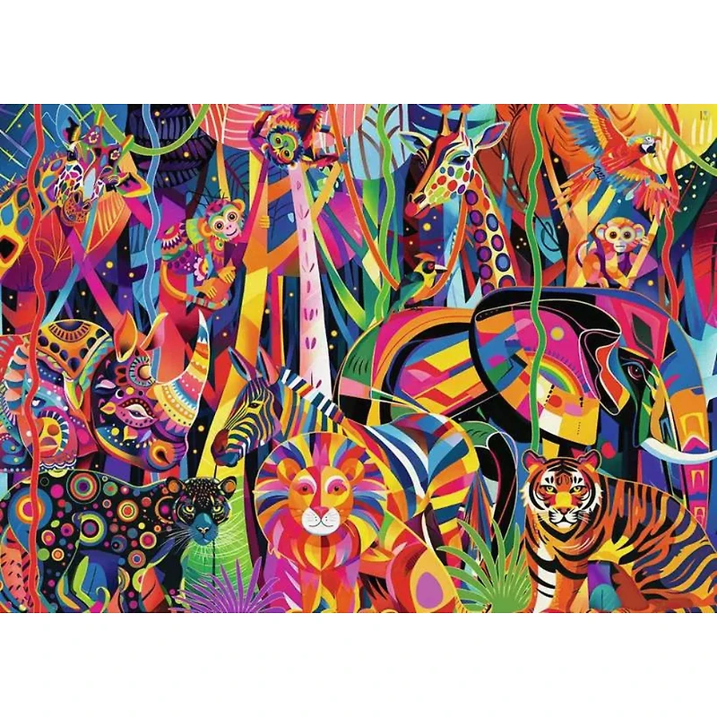 Ravensburger Jeweled Jungle Jigsaw Puzzle 500 piece