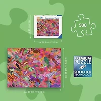 Ravensburger Fish in Fuchsia Jigsaw Puzzle 500 Pieces