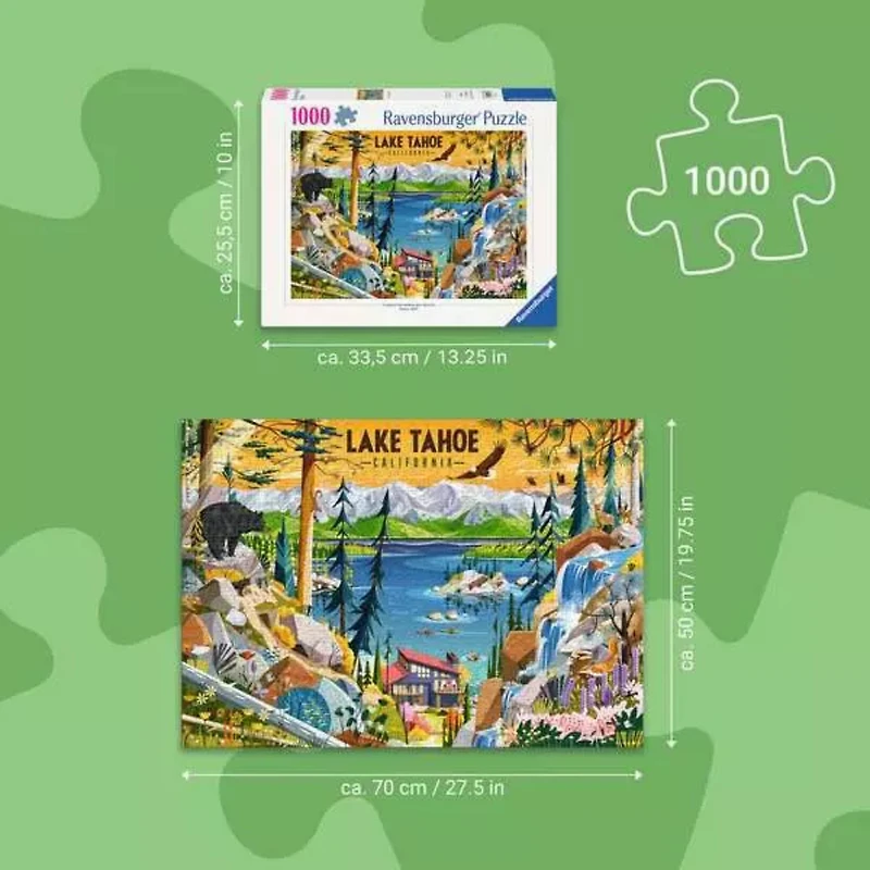 Ravensburger Greg Paprocki: Sacred Lake Tahoe Jigsaw Puzzle 1000 Pieces