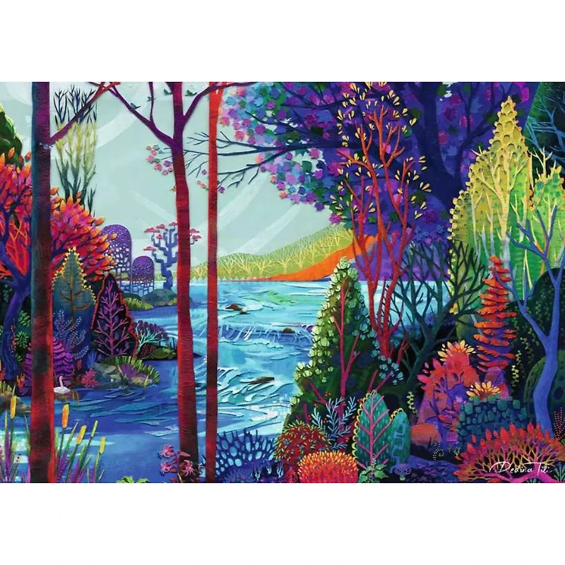 Ravensburger Redina Tili: Indigo Forest Jigsaw Puzzle 1000 Pieces