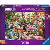 Ravensburger Dean MacAdam: The Cat Groomer Jigsaw Puzzle 1000 Pieces