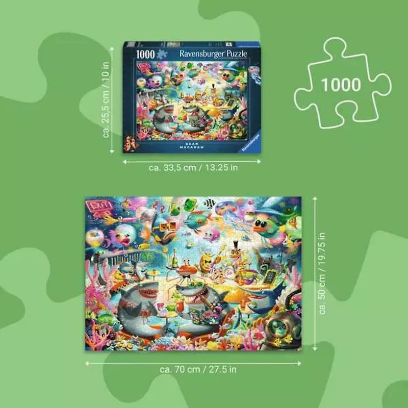 Ravensburger Dean Mcadams: Ocean Lounge Jigsaw Puzzle 1000 Pieces