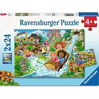 Ravensburger Amusement Park Jigsaw Puzzle 2×24 Pieces