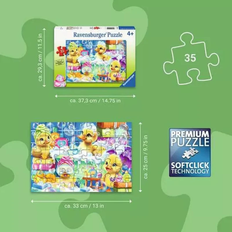 Ravensburger Scrub a Dub Duckies Jigsaw Puzzle 35 Pieces
