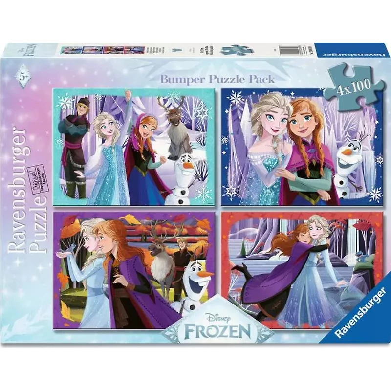 Ravensburger Frozen: Magical Spirits Jigsaw Puzzle 4X100 Pieces