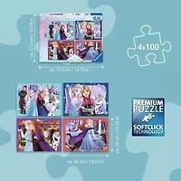 Ravensburger Frozen: Magical Spirits Jigsaw Puzzle 4X100 Pieces