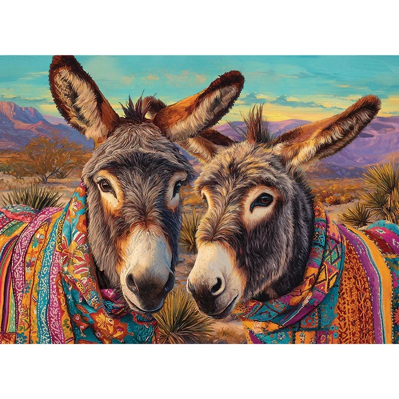 Cobble Hill Dos Burros Jigsaw Puzzle 500 Piece