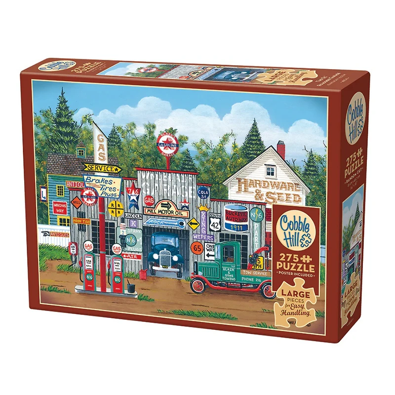 Cobble Hill The Ol’ Roadside Garage Easy Handling Jigsaw Puzzle 275Piece