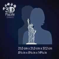 Ravensburger Iconics: Statue of Liberty with light Jigsaw Puzzle 108 piece