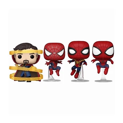 Funko Pop! Marvel Spider-Man Glow-in-the-Dark Exclusive 4-Pack