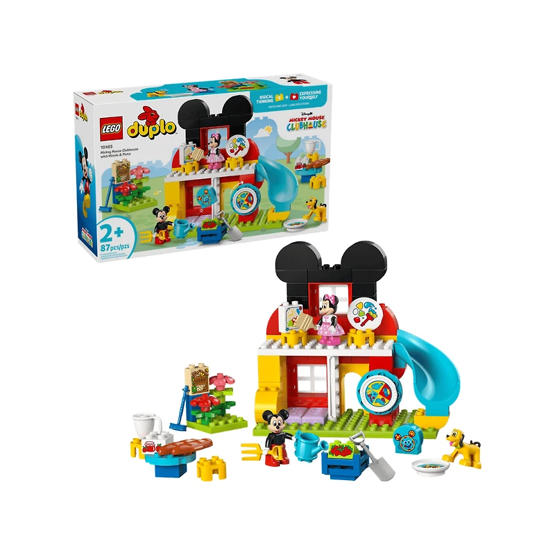 LEGO DUPLO Mickey Mouse Clubhouse with Minnie & Pluto 87 Pieces