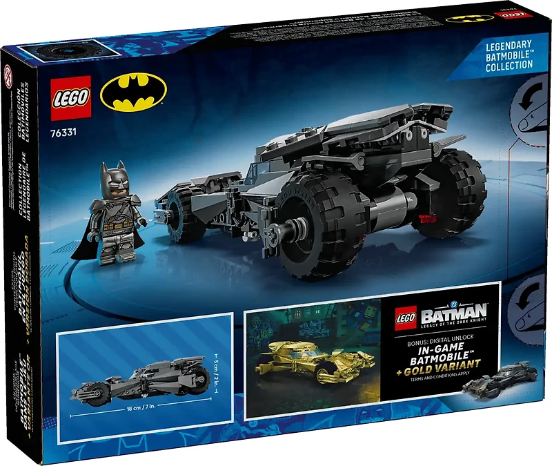 LEGO Batman Batman v Superman Batmobile 220 Pieces