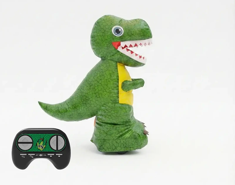 R/C Inflatable Green Dinosaur Toy – Remote Control Walking Dino with Sound & Movement