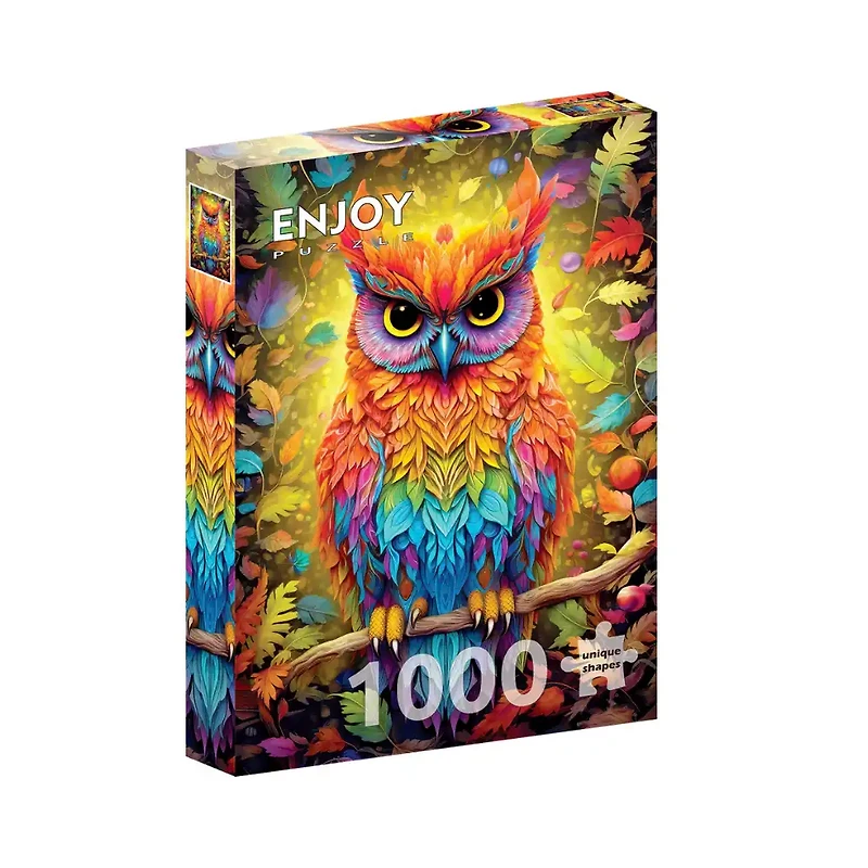 ENJOY PUZZLES Autumnal Owl (2225) – 1000 Piece Jigsaw Puzzle