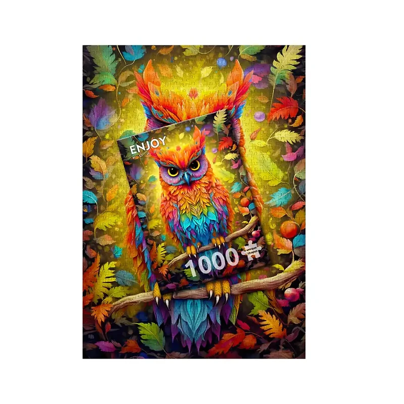 ENJOY PUZZLES Autumnal Owl (2225) – 1000 Piece Jigsaw Puzzle