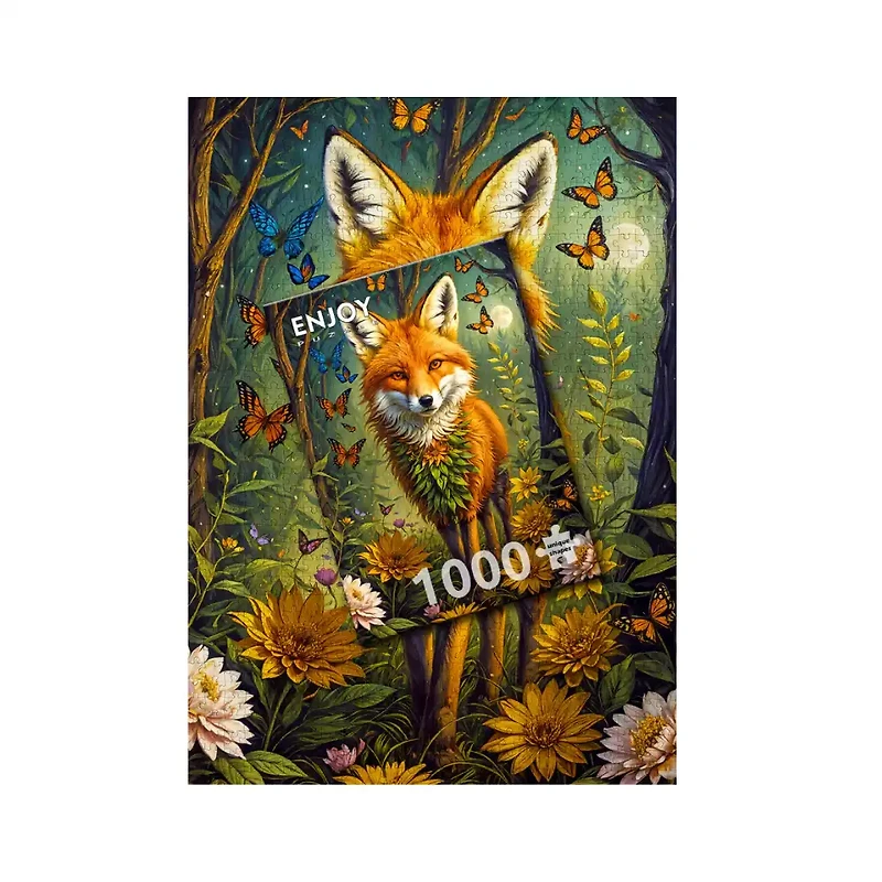 ENJOY PUZZLES Enchanted Fox (2162) – 1000 Piece Jigsaw Puzzle