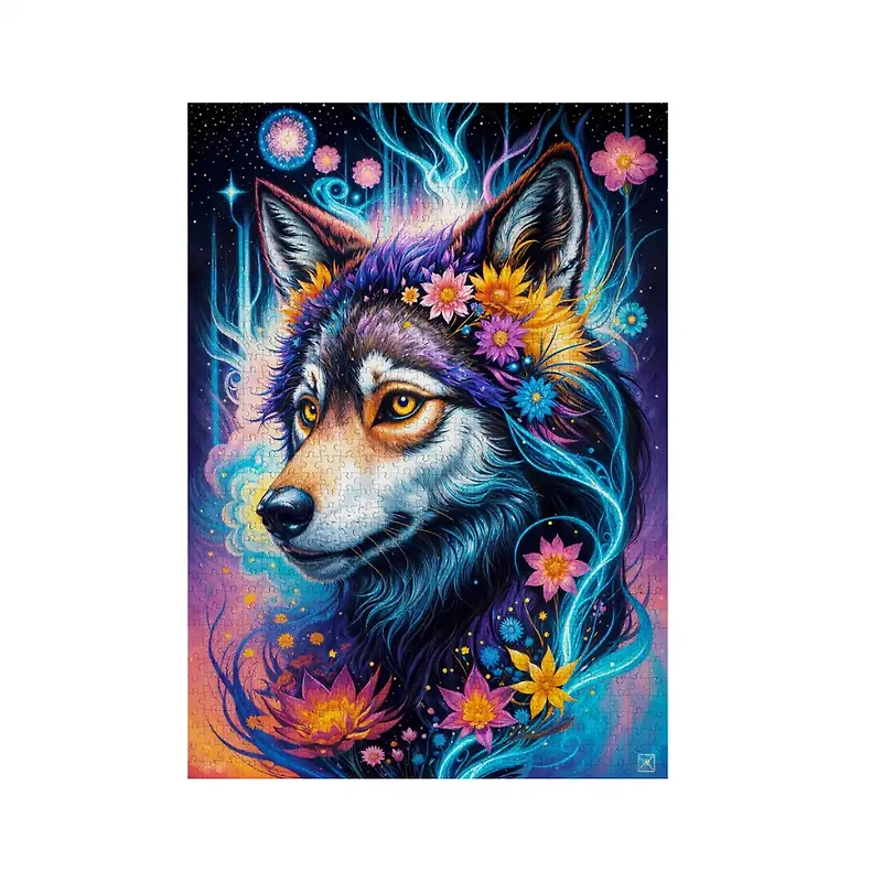Enjoy puzzle  Magical Wolf Portrait (2164) – 1000 Pieces Jigsaw Puzzle