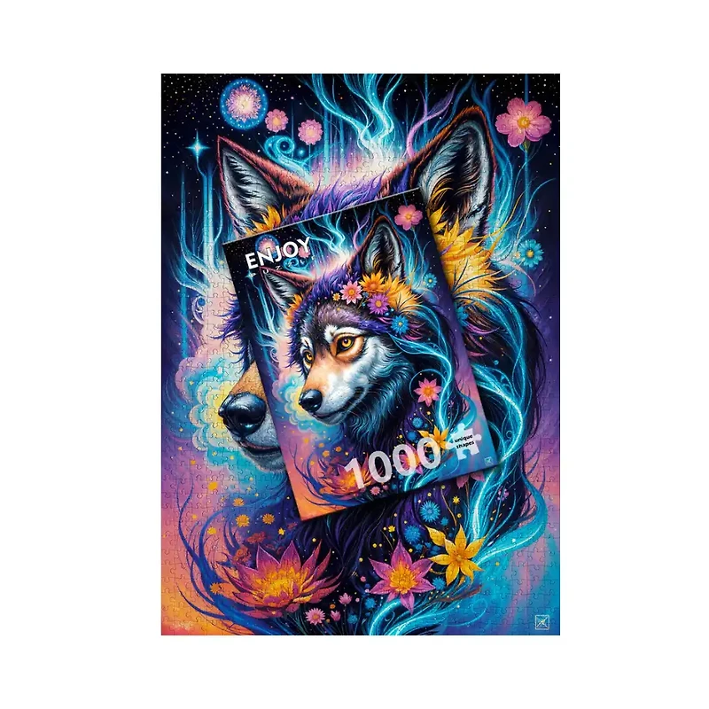 Enjoy puzzle  Magical Wolf Portrait (2164) – 1000 Pieces Jigsaw Puzzle