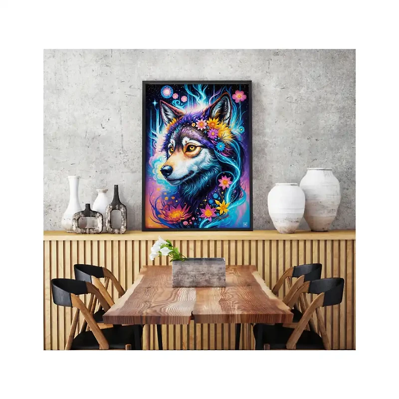 Enjoy puzzle  Magical Wolf Portrait (2164) – 1000 Pieces Jigsaw Puzzle