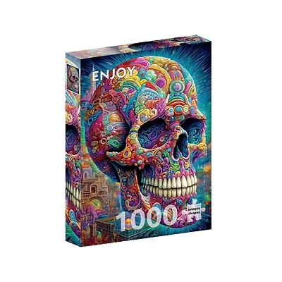 Enjoy puzzle  Quirky Skull (2210) – 1000 Pieces Jigsaw Puzzle