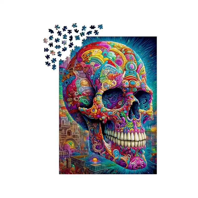 Enjoy puzzle Quirky Skull (2210) – 1000 Pieces Jigsaw Puzzle
