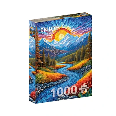 Enjoy puzzle Sunrise Landscape (2154) – 1000 Pieces Jigsaw Puzzle