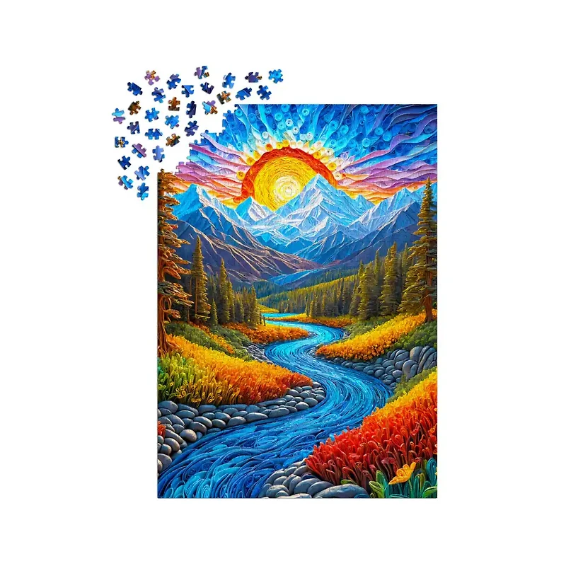 Enjoy puzzle Sunrise Landscape (2154) – 1000 Pieces Jigsaw Puzzle