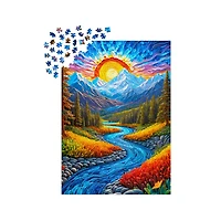 Enjoy puzzle Sunrise Landscape (2154) – 1000 Pieces Jigsaw Puzzle
