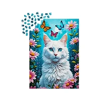 Enjoy puzzle White Cat (2140) – 1000 Pieces Jigsaw Puzzle