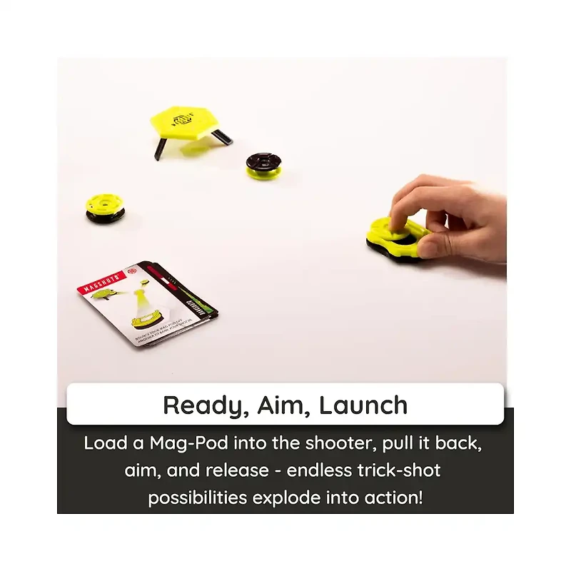Fat Brain Toys Magshuto Mag-Kit Series 1 Quick Circuit Yellow and Black