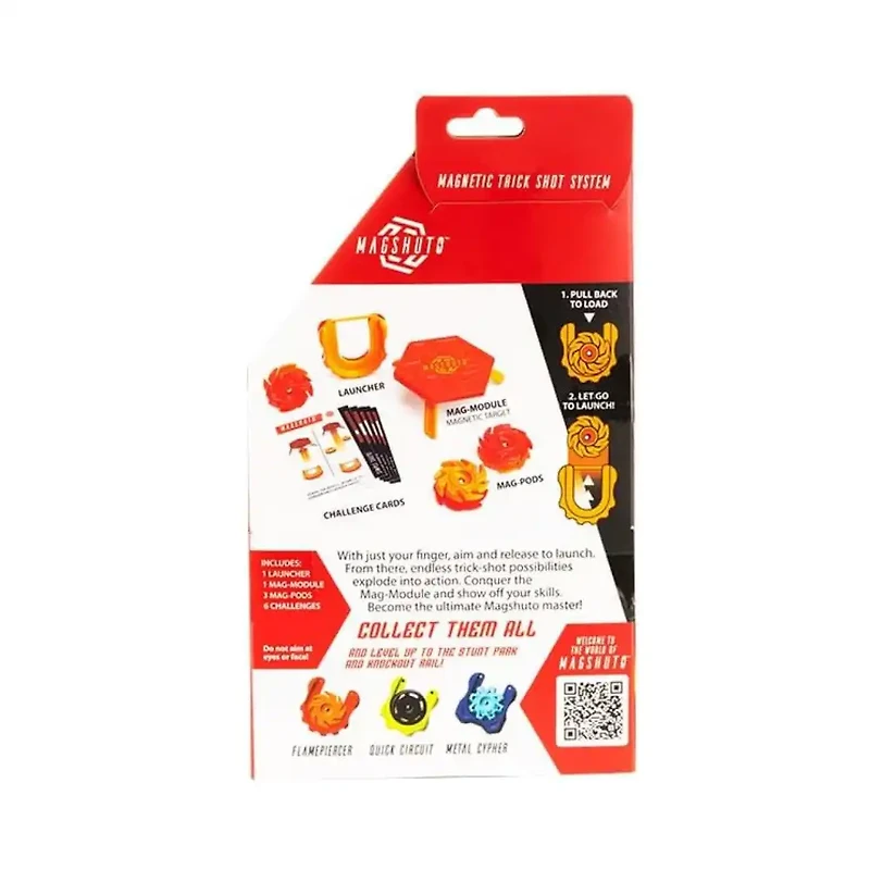 Fat Brain Toys Magshuto Mag-Kit Series 1 Quick Circuit Yellow and Black