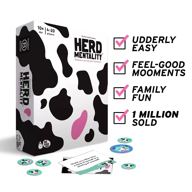 Big Potato Herd Mentality Board Game