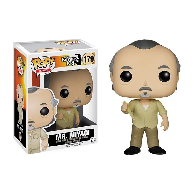 Funko Pop! Movies: The Karate Kid – Mr. Miyagi with Bonsai Tree (Training Scene)