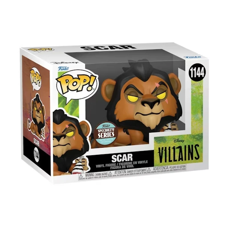 Funko Pop! Disney Villains: The Lion King – Scar with Meat (Specialty Series Meme Variant)