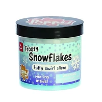 Aurora Frosty Snowflakes Slime