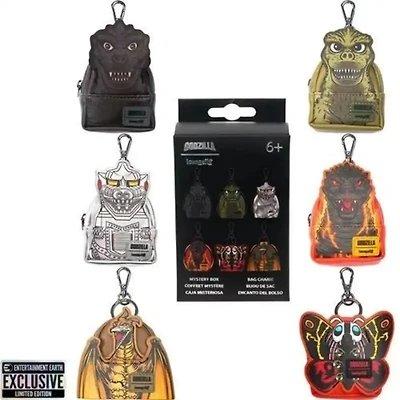 Loungefly Godzilla Mystery Mini Backpack Bag Charm (1 box with 1 Charm) – Entertainment Earth Exclusive
